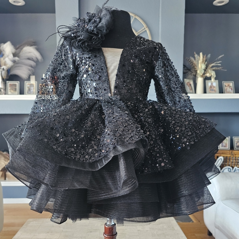 Black Pagent Dress Size 4
